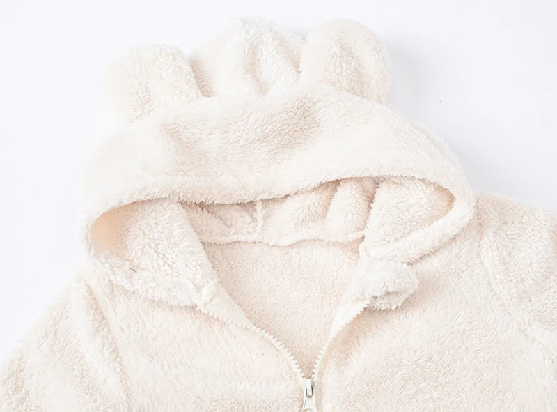 Cute Plush Bear Baby Rompers