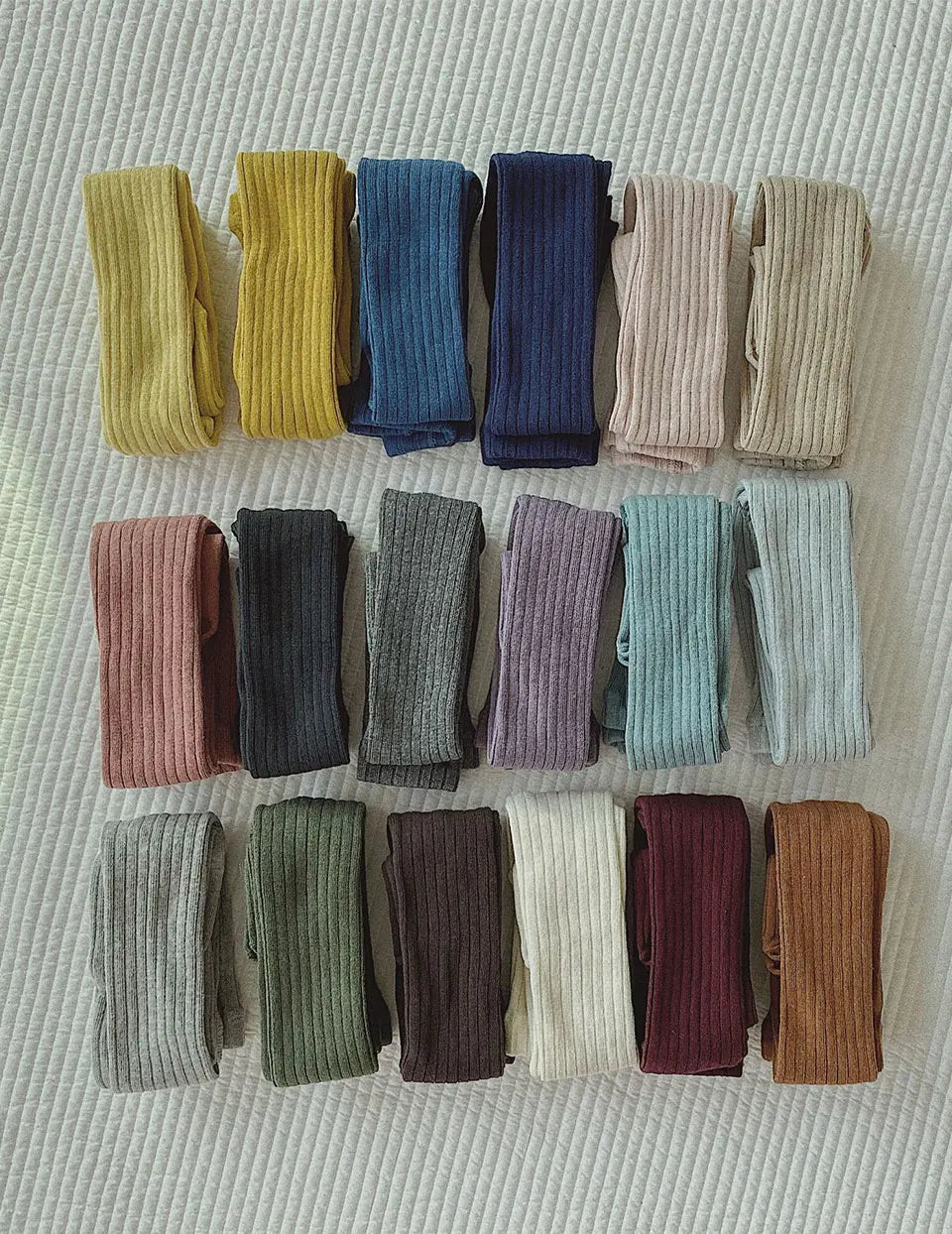 Cotton Colored Tights For Children