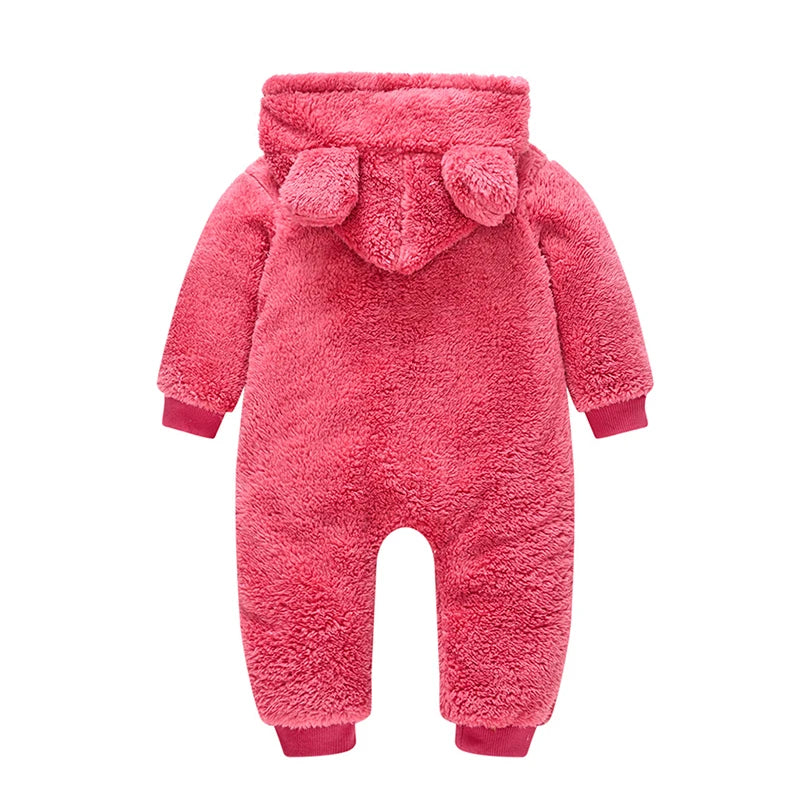 Cute Plush Bear Baby Rompers