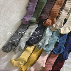 Cotton Colored Tights For Children