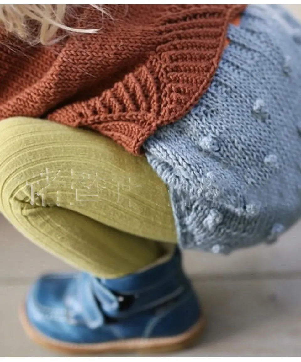 Cotton Colored Tights For Children