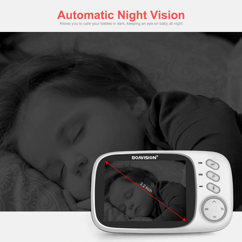 Audio Talk Night Vision Surveillance Security Camera Babysitter