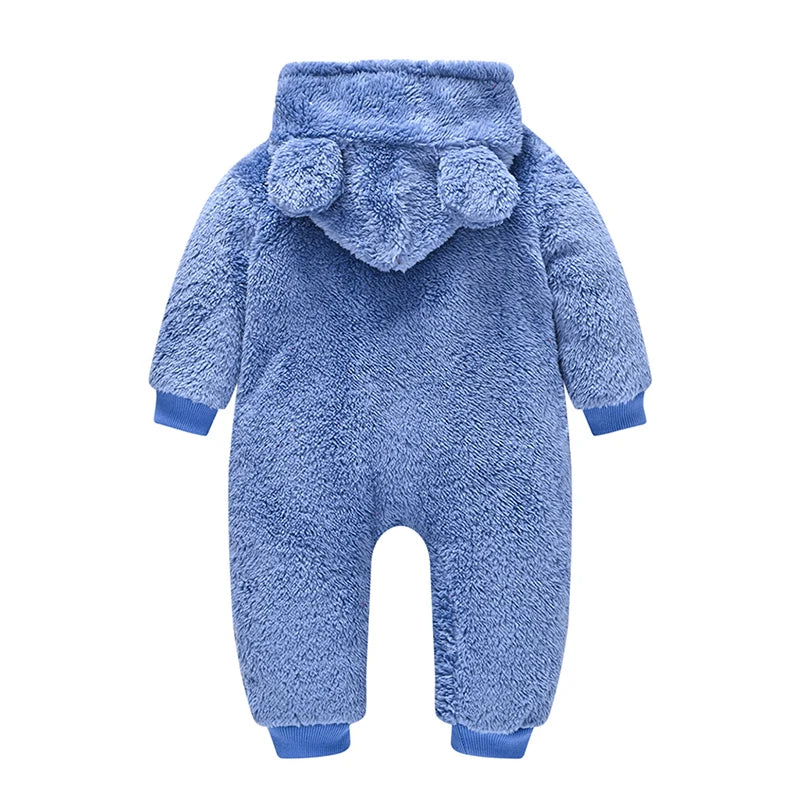 Cute Plush Bear Baby Rompers