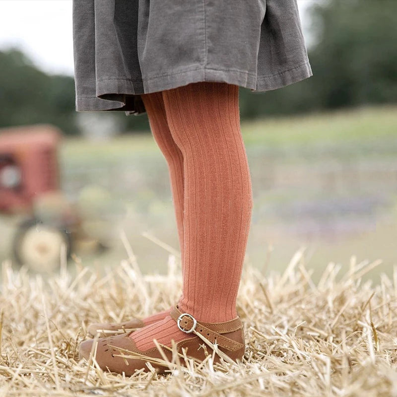 Cotton Colored Tights For Children