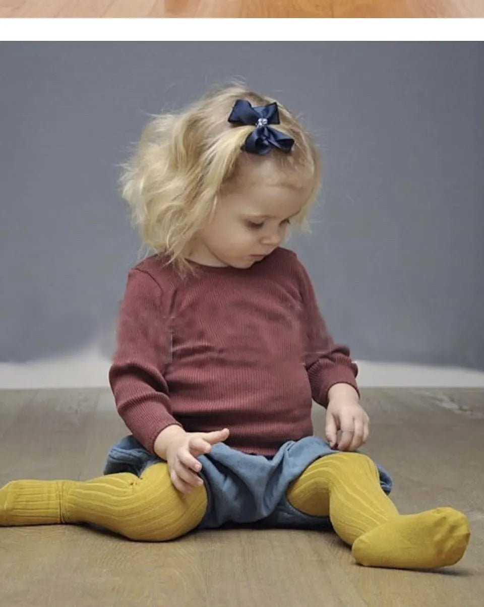 Cotton Colored Tights For Children