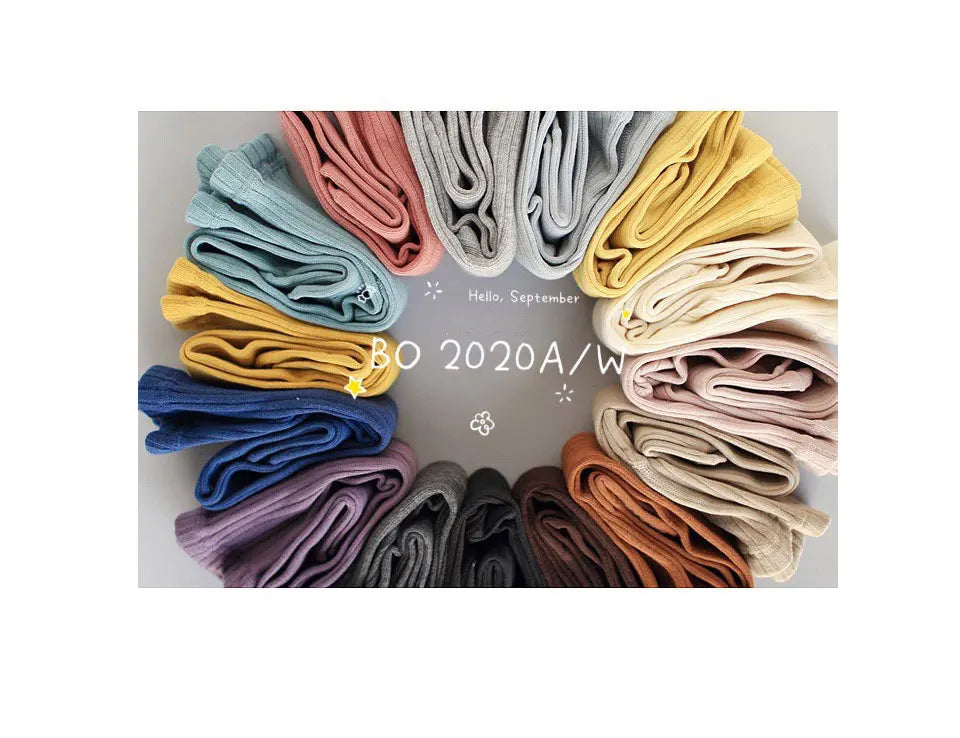 Cotton Colored Tights For Children