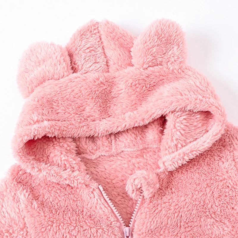 Cute Plush Bear Baby Rompers