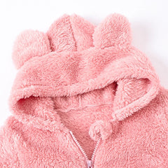 Cute Plush Bear Baby Rompers