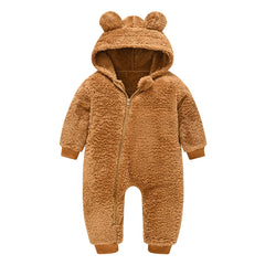 Cute Plush Bear Baby Rompers