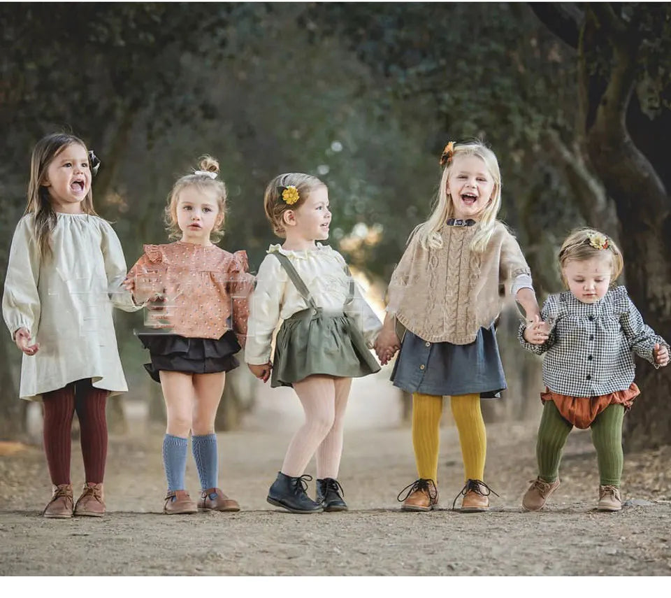 Cotton Colored Tights For Children