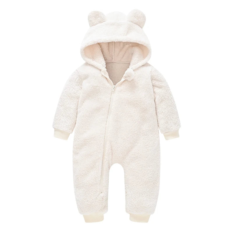 Cute Plush Bear Baby Rompers
