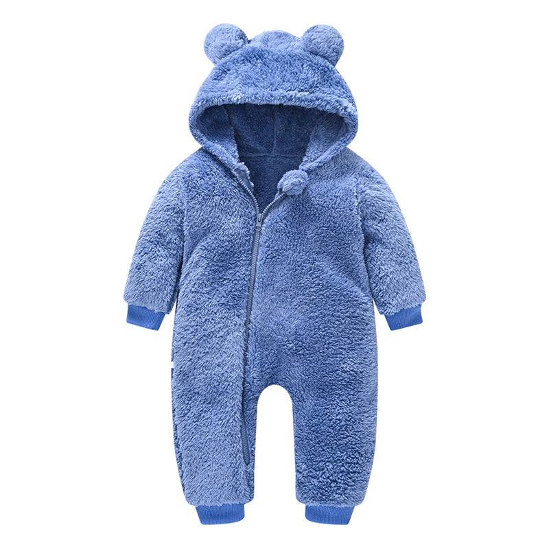 Cute Plush Bear Baby Rompers
