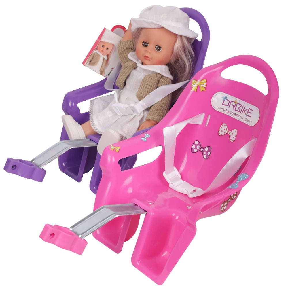 Kinderfahrradsattelstütze, Puppensitz mit Halterung