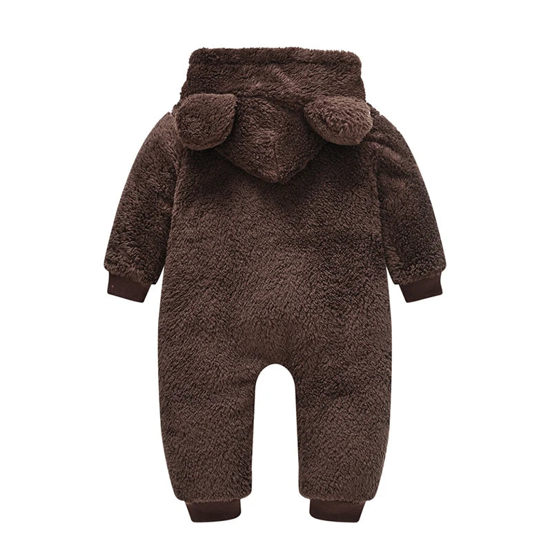 Cute Plush Bear Baby Rompers