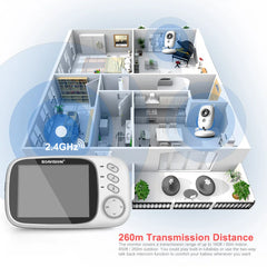 Audio Talk Night Vision Surveillance Security Camera Babysitter