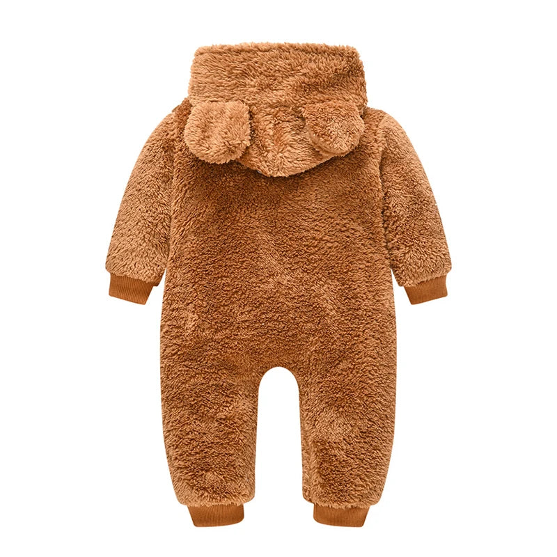 Cute Plush Bear Baby Rompers