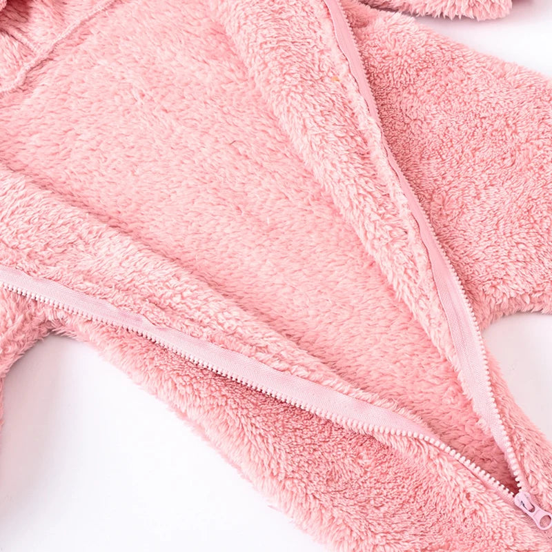 Cute Plush Bear Baby Rompers