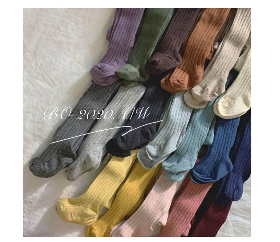 Cotton Colored Tights For Children