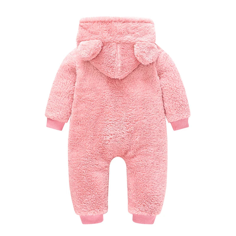 Cute Plush Bear Baby Rompers