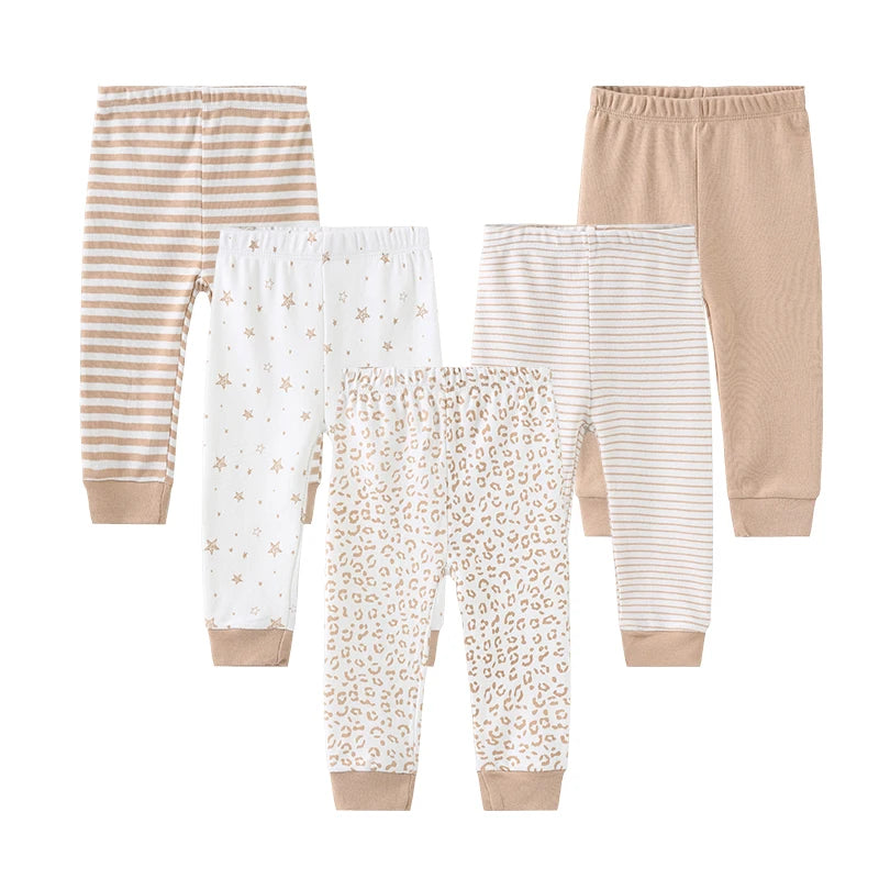 5-Piece Newborn Baby Boy Girl Pants