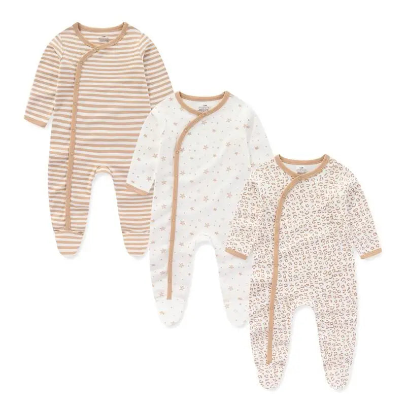 3Pieces Cartoon New Born Baby Boy Clothes Sets