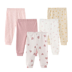 5-Piece Newborn Baby Boy Girl Pants