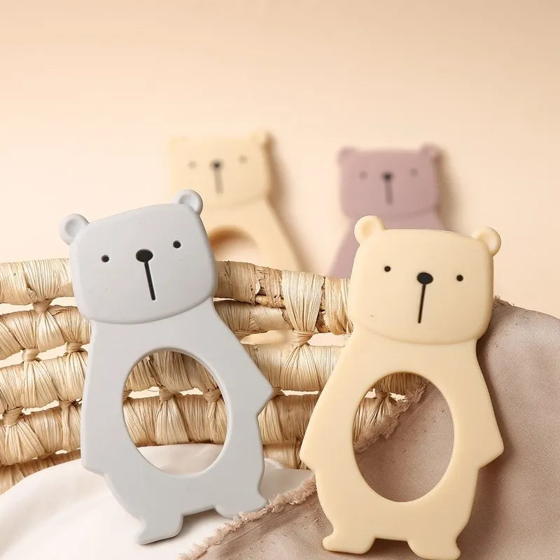 Beißring aus Silikon für Babys