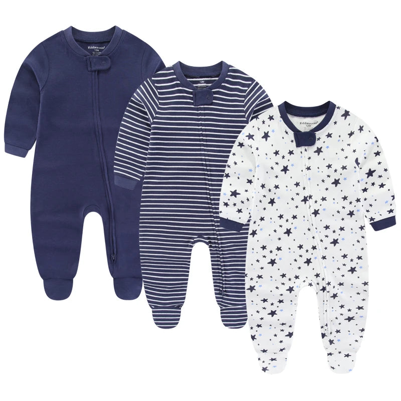 3Pieces Cartoon New Born Baby Boy Clothes Sets