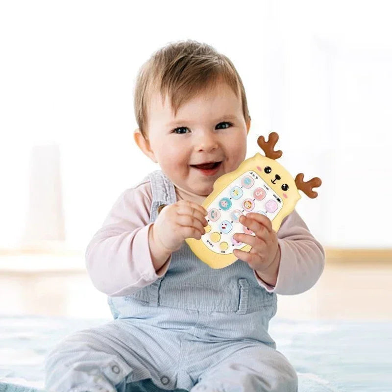 Baby-Telefon-Spielzeug, zweisprachiges Telefon, Beißring