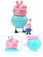 4Pcs/set Pepa Pig Toy Action Figure