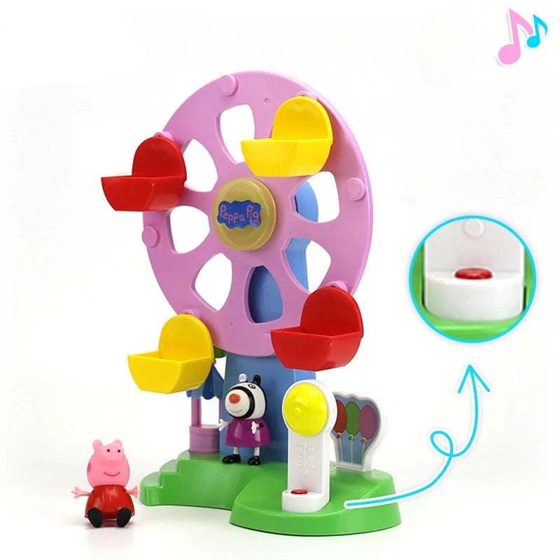Peppa Pig Wheel Series Original Set Children's Toys