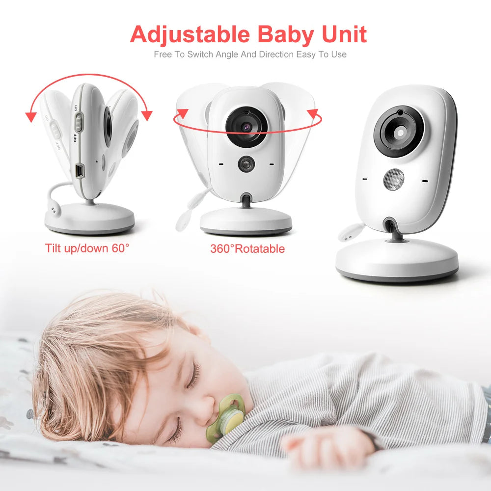 Audio Talk Night Vision Surveillance Security Camera Babysitter