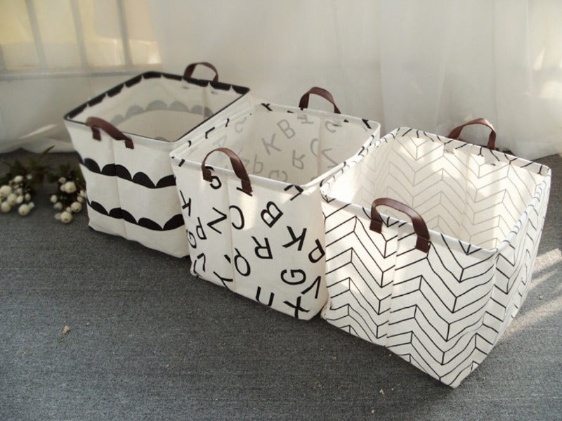Fabric Art Cotton Linen Dirty Clothes and Sundry Storage