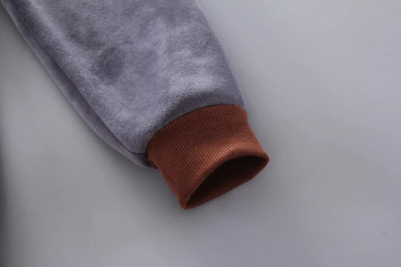 Kinder Niedlicher Bär Rundhals Kapuzenpullover
