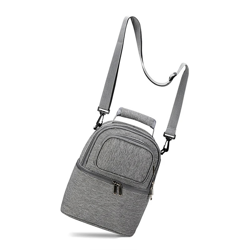 Tragbare Mama-Tasche mit großem Fassungsvermögen, Aufbewahrungsmöglichkeit für Muttermilch und Kinderbett