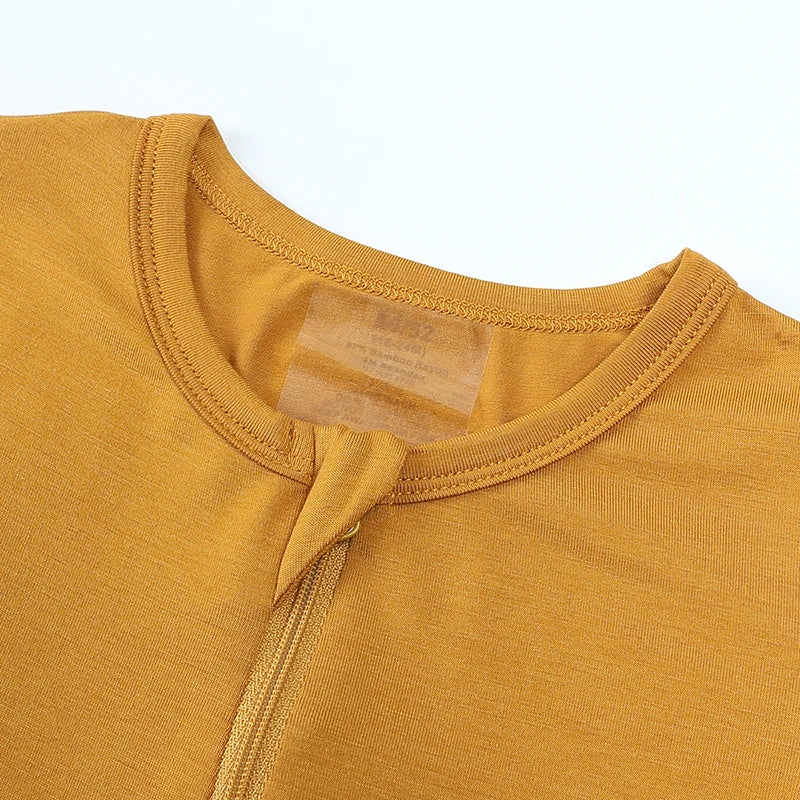 Children's Solid Cotton Bodysuit For Newborn