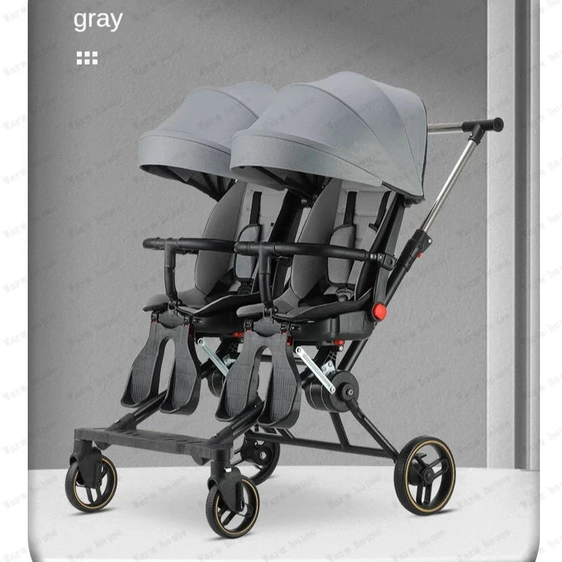 Doppelter tragbarer Kinderwagen für Zwillinge