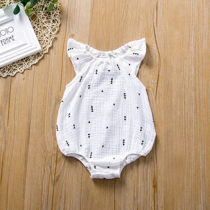 Sommer Neugeborenen Baby Mädchen Strampler