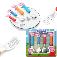 Peppa Pig Tableware Stainless Fork Spoon