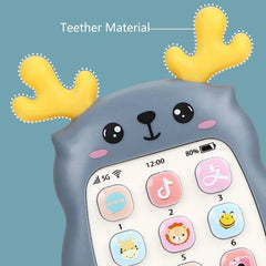 Baby-Telefon-Spielzeug, zweisprachiges Telefon, Beißring