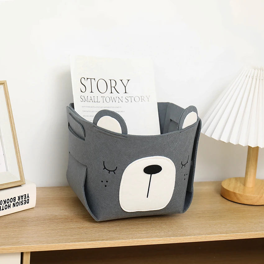 Cute Cartoon Animal DIY Storage Box