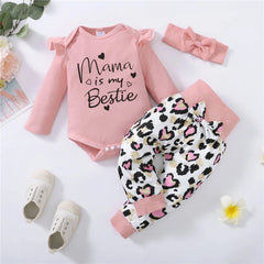 3PCS Neugeborenen Baby Mädchen