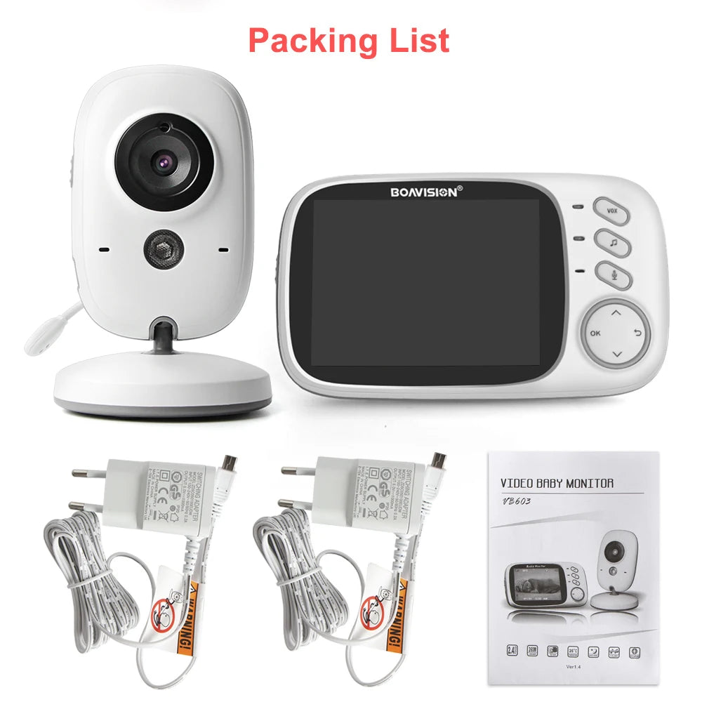 Audio Talk Night Vision Surveillance Security Camera Babysitter