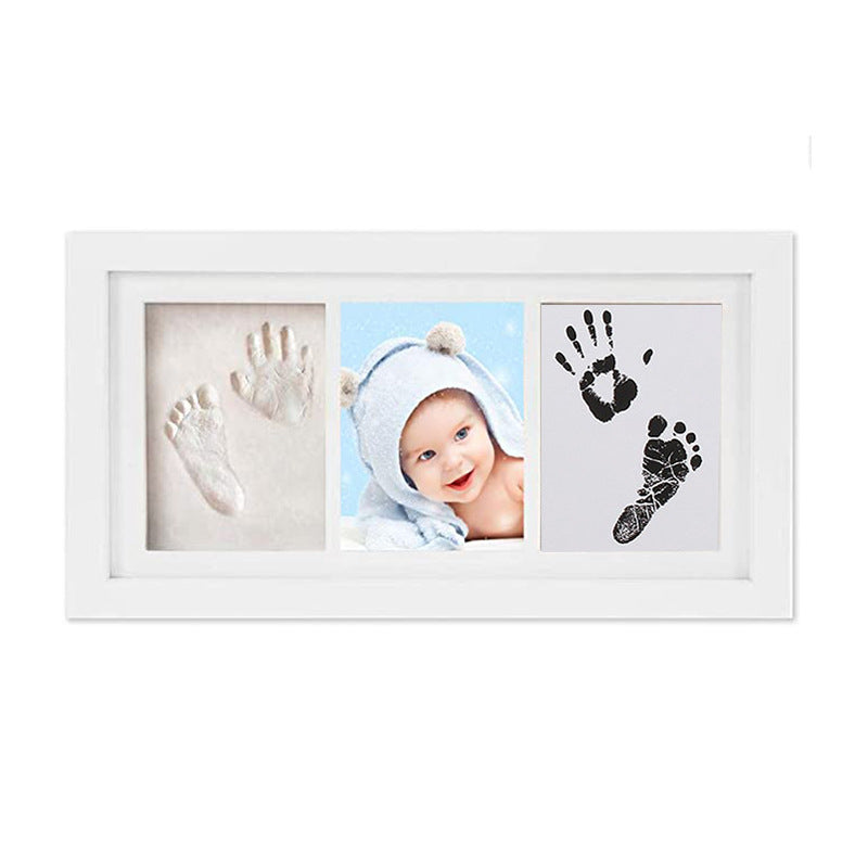 Hand and Foot Print Clay Photo Frame