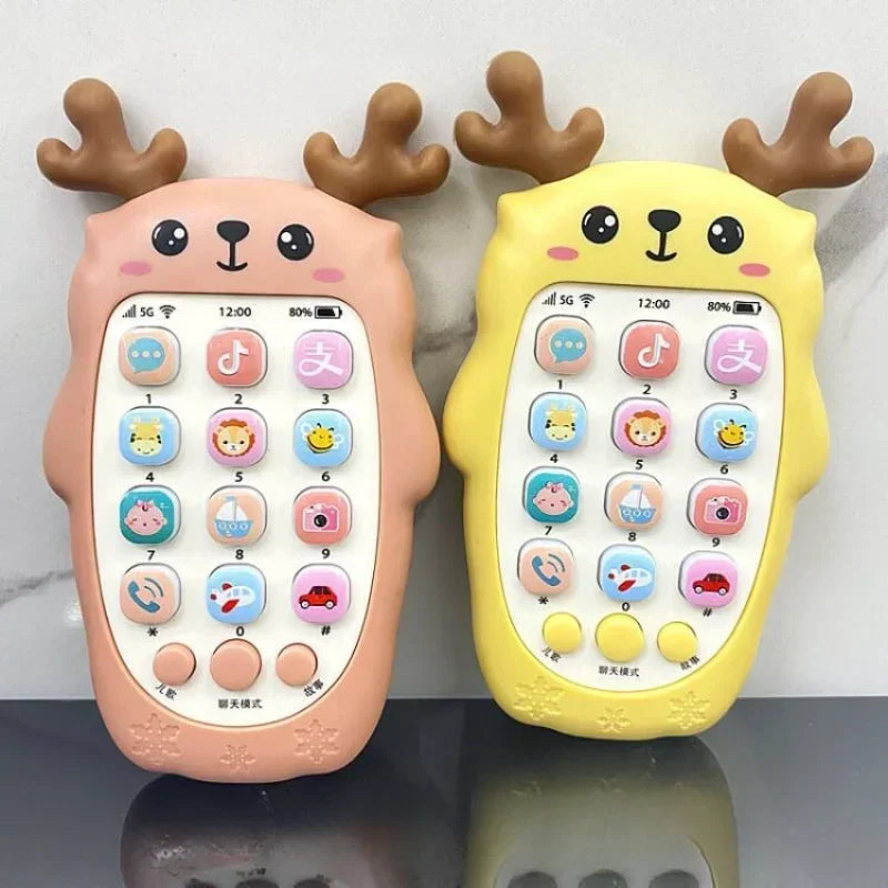Baby-Telefon-Spielzeug, zweisprachiges Telefon, Beißring