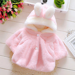 Baby Cartoon Niedlich Fleece Mit Kapuze Warm