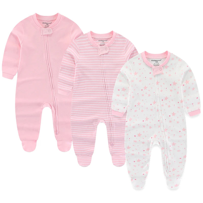 3Pieces Cartoon New Born Baby Boy Clothes Sets