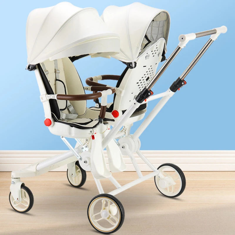 Doppelter tragbarer Kinderwagen für Zwillinge