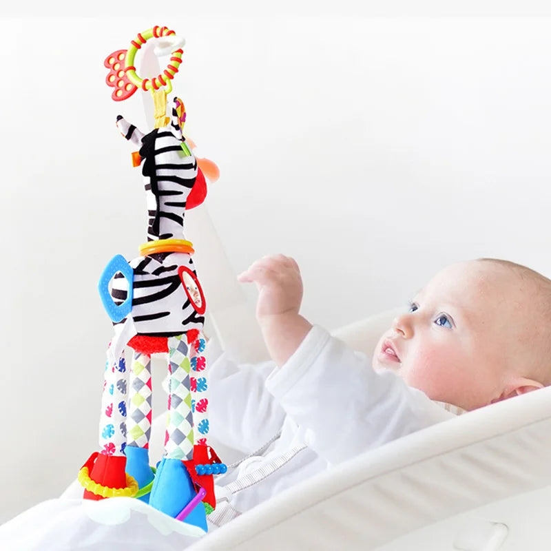 Babyrassel, Musikwurm, weiches Plüschspielzeug für Kleinkinder