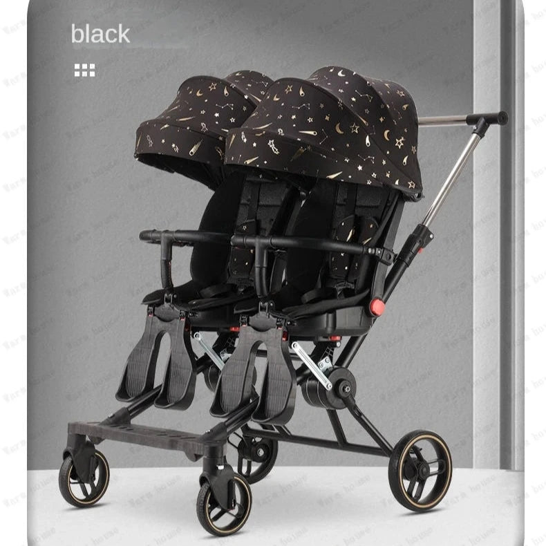 Doppelter tragbarer Kinderwagen für Zwillinge